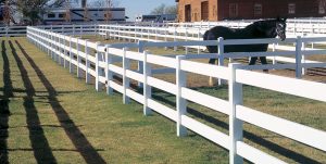 Littleton Vinyl Fence 3 Post Rail Smooth Vinyl White 760x382 1 300x151